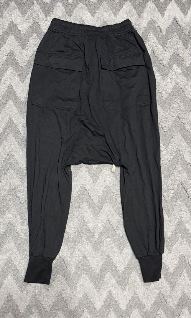 Rick Owens - Drksdw - Drop Crotch Black Prisoner Pants (Category: Joggers) located in Cavite. Submitted by commoncourtesy (Listing ID 1450124228, Image 3). Description: large .