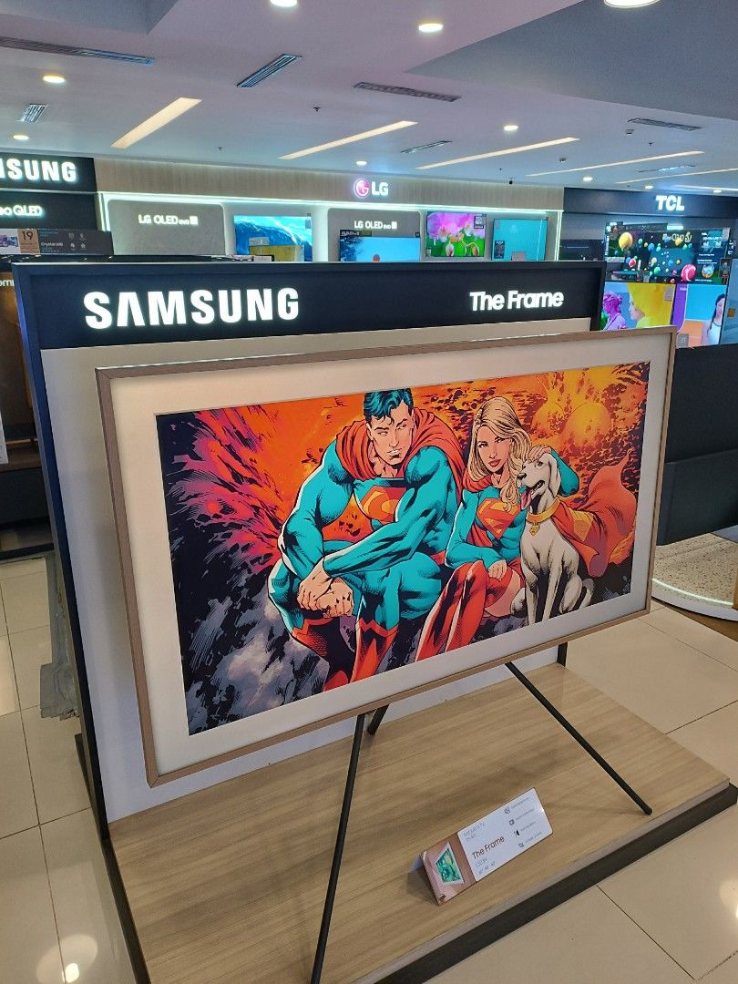 Samsung The Frame TV - Art Mode Display (Category: TV) located in Manila. Submitted by enonrose17 (Listing ID 1450016147, Image 3). Description: 😲SAMSUNG THE FRAME TV 2026 MODEL FREE BEZEL😘 ♥️FRAME 2026 MODEL QA43LS03H 43" Cash:43,800 QA55LS03H 55" Cash:59,500 QA65LS03H 65" Cash:77,500 ⛔️PRICE MAY CHANGE WITHOUT PRIOR NOTICE 🆙️BRANDNEW AND SEALED ✅️ 1 YR WARRANTY PARTS AND SERVICE HOME SERVICE 💸CASH ON DELIVERY, GCASH, BANK TRANSFER FOR INQUI