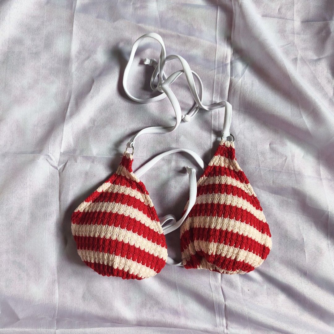 SHEIN crochet swimsuit (TOP ONLY) (Category: Bikinis & Swimsuits) located in Manila. Submitted by kiya.picks (Listing ID 1449984187, Image 1). Description: Brand new. RFS: wrong size Size: xs - m (best fit small).