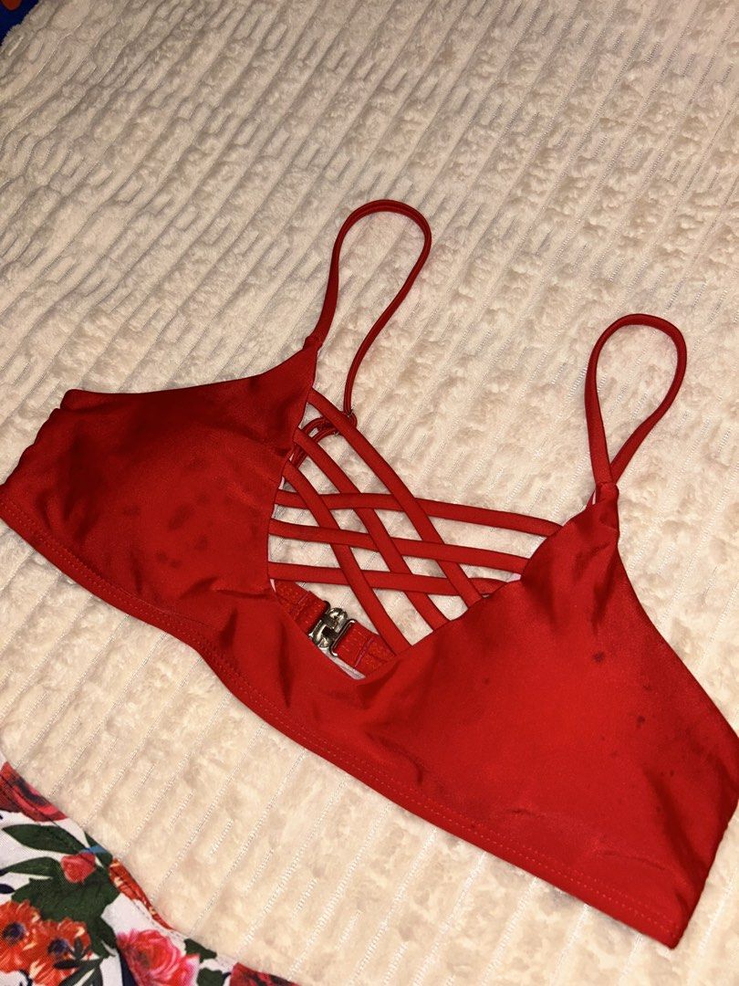 SHEIN RED AND FLORAL BIKINI (TWO PIECE) (Category: Bikinis & Swimsuits) located in Bacoor. Submitted by fndlrs (Listing ID 1450050057, Image 2). Description: 📍 bacoor, cavite 💵 bpi/ gcash 📦 shipping is thru the care of buyer 🏷️ shein, floral bikini, red bikini, swimsuit, two piece, swimwear, summer.