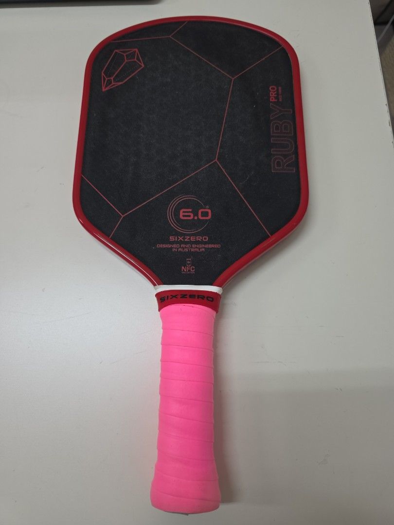 Six Zero Ruby Pro (Category: Racket & Ball Sports) located in Singapore. Submitted by ambrosiaasia (Listing ID 1450097618, Image 2). Description: Bought and only use it 3 times and does not suit my style of play so letting go Cheap My Loss is Your Gain Nego for fast deal.