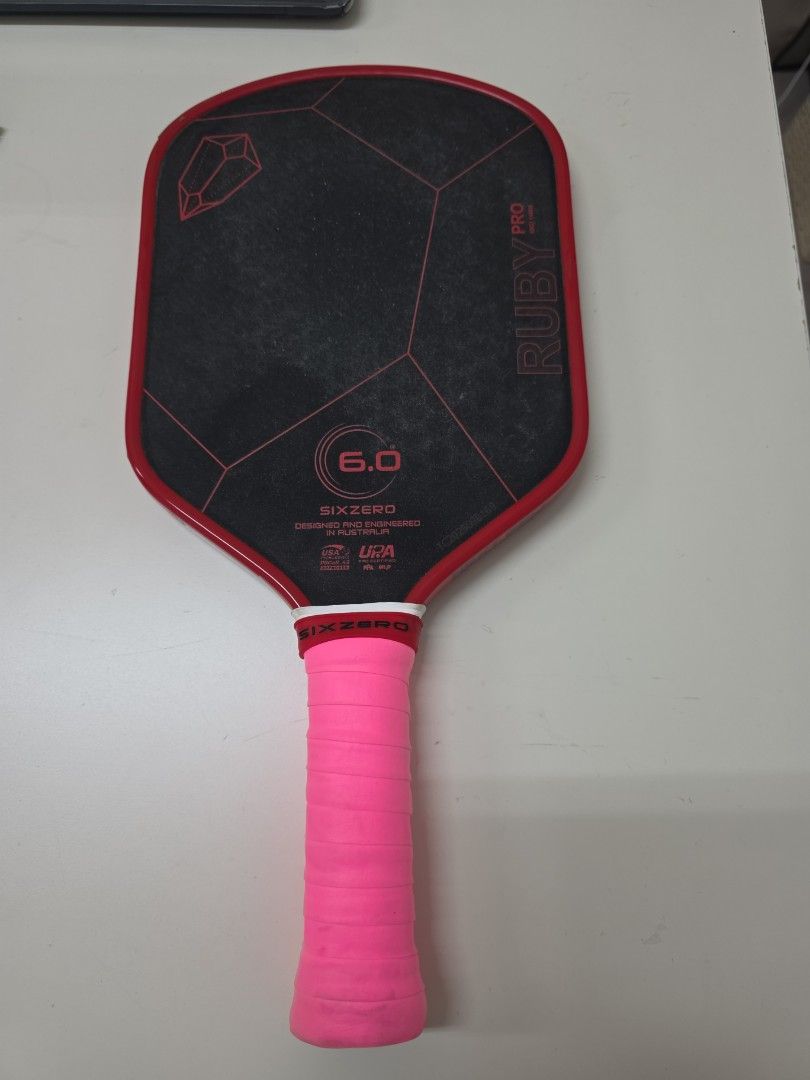 Six Zero Ruby Pro (Category: Racket & Ball Sports) located in Singapore. Submitted by ambrosiaasia (Listing ID 1450097618, Image 1). Description: Bought and only use it 3 times and does not suit my style of play so letting go Cheap My Loss is Your Gain Nego for fast deal.