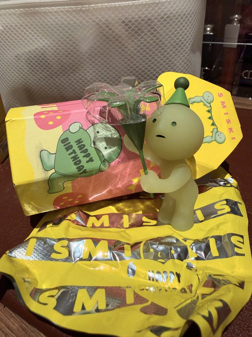 Smiski Birthday Series (Category: Designer & Blind Box Toys) located in Quezon City. Submitted by _dolfin (Listing ID 1450060111, Image 1). Description: Like new, with box and foil..