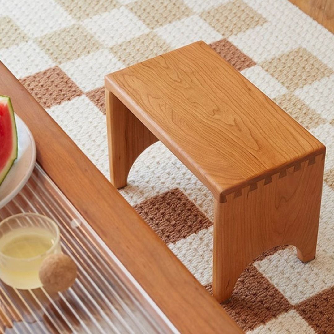 Solid Wood Stool (Category: Chairs) located in Singapore. Submitted by september_house.sg (Listing ID 1449970897, Image 2). Description: Solid Wood Stool Features: ◾ Japandi design built with high-grade solid wood ◾ Ergonomically designed for comfort ◾ Easy to clean and maintain ◾ Timeless design for modern homes ◾ Natural wood that matures gracefully with age ◾ Usage: living room, study room, kitchen and more Dimensions: ◾ L32cm x W18cm x H22cm 