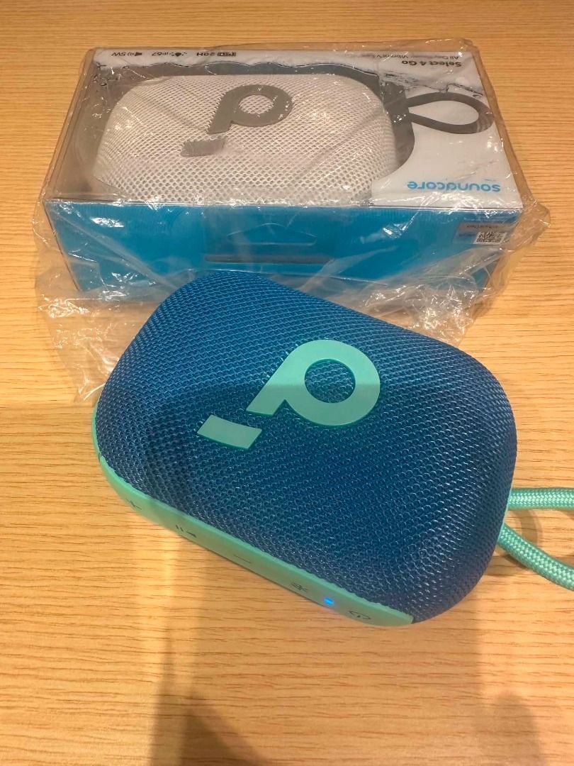 Soundcore Select 4 Go Bluetooth Speaker (Category: Soundbars, Speakers & Amplifiers) located in Caloocan City. Submitted by ian.chua41 (Listing ID 1449999234, Image 2). Description: 1000 each 2800 for 3pcs - Soundcore Select 4 Go Portable Speaker - All-day power with up to 20 hours playtime - IP67 waterproof and dustproof for any adventure - 5W output for vibrant sound - Available in Blue and Grey - Ideal for outdoor use and travel.