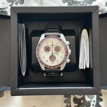 Swatch x Omega MoonSwatch: Mission to Pluto (Category: Luxury Watches) located in Makati City. Submitted by klprimeresellph (Listing ID 1450113351, Image 2). Description: Condition: Brandnew Inclusions: Full set with stamped warranty, manual and swatch paper bag Authenticity: 100% Guaranteed .