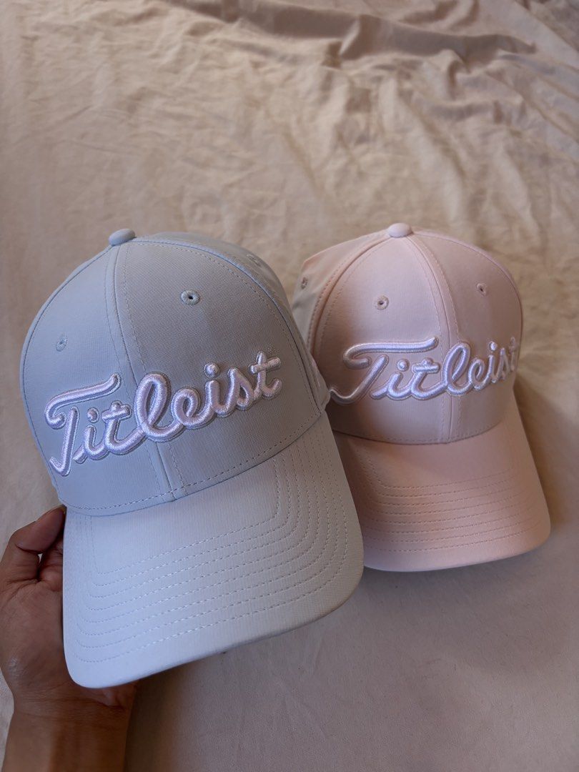 Titleist hat original (Category: Hats & Beanies) located in Subic. Submitted by joyclutter (Listing ID 1449963703, Image 1). Description: ORIGINAL TITLEIST V1 PRO CAP Available in blue and pink color High quality with tags.