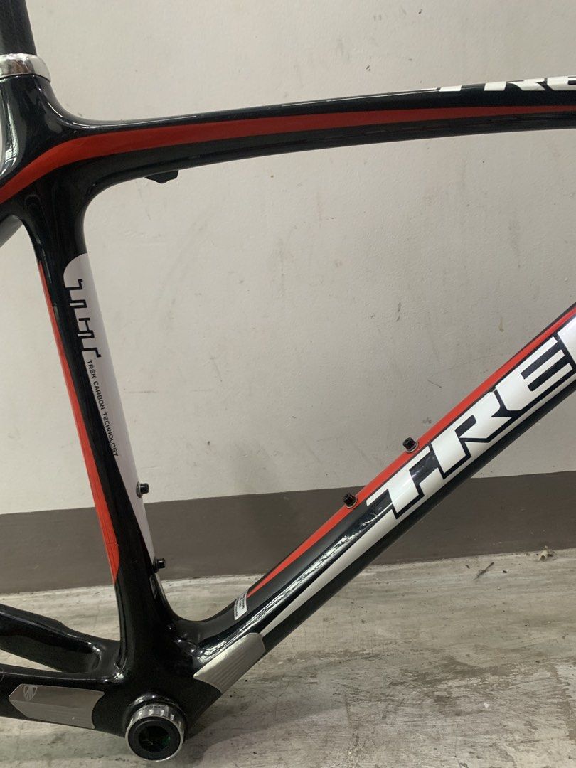 Trek Madone 4.5 (Category: Bicycles) located in Manila. Submitted by mnlbike (Listing ID 1450089484, Image 3). Description: Trek madone 4.5 full carbon frameset Size 52 top tube 44 seat tube Bontrager carbon seatpost Canecreak headset Brand new shimano bottom bracket With built in cadence/speed censors Prestine conditions.