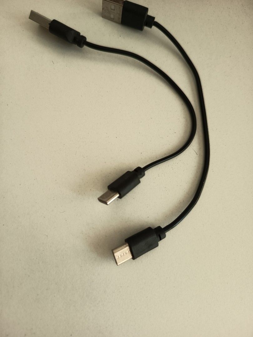 Two cables - USB A to USB C and Micro USB Cables510812181454530561