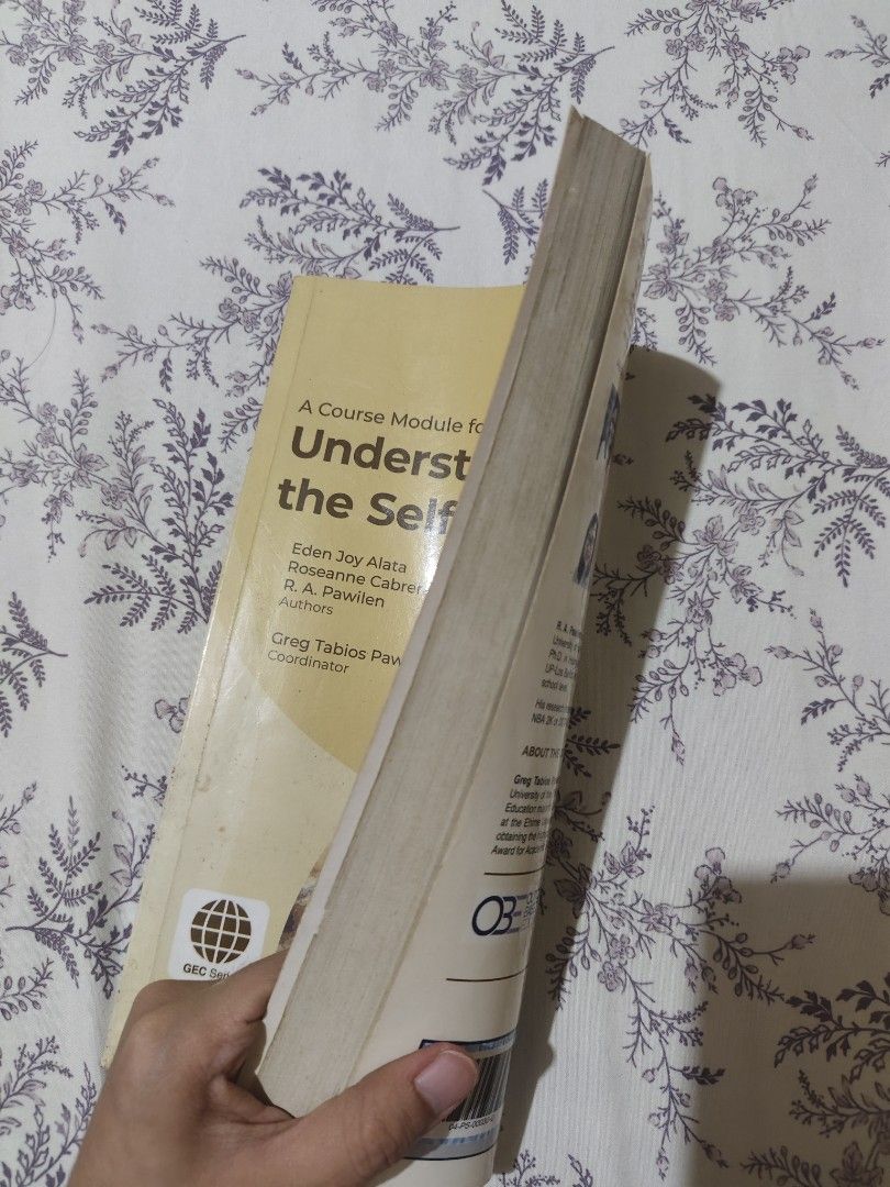 Understanding The Self college gen ed book (Category: Textbooks) located in Bulacan. Submitted by angel.decluttersx (Listing ID 1450113625, Image 3). Description: below SRP na last price‼️ dm if surebuyer it's CLEAN. Guaranteed no markings, no annotations, NO MISSING PAGES. original copies purchased directly from the school, not from outside sources or online In excellent condition no dents. published: 2021.