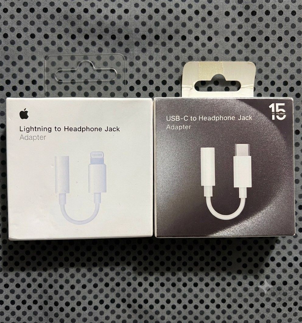 Usb-C | lightning to headphone Jack Adapter (Category: Earphones) located in Manila. Submitted by as_onlineshop11 (Listing ID 1450037379, Image 1). Description: .