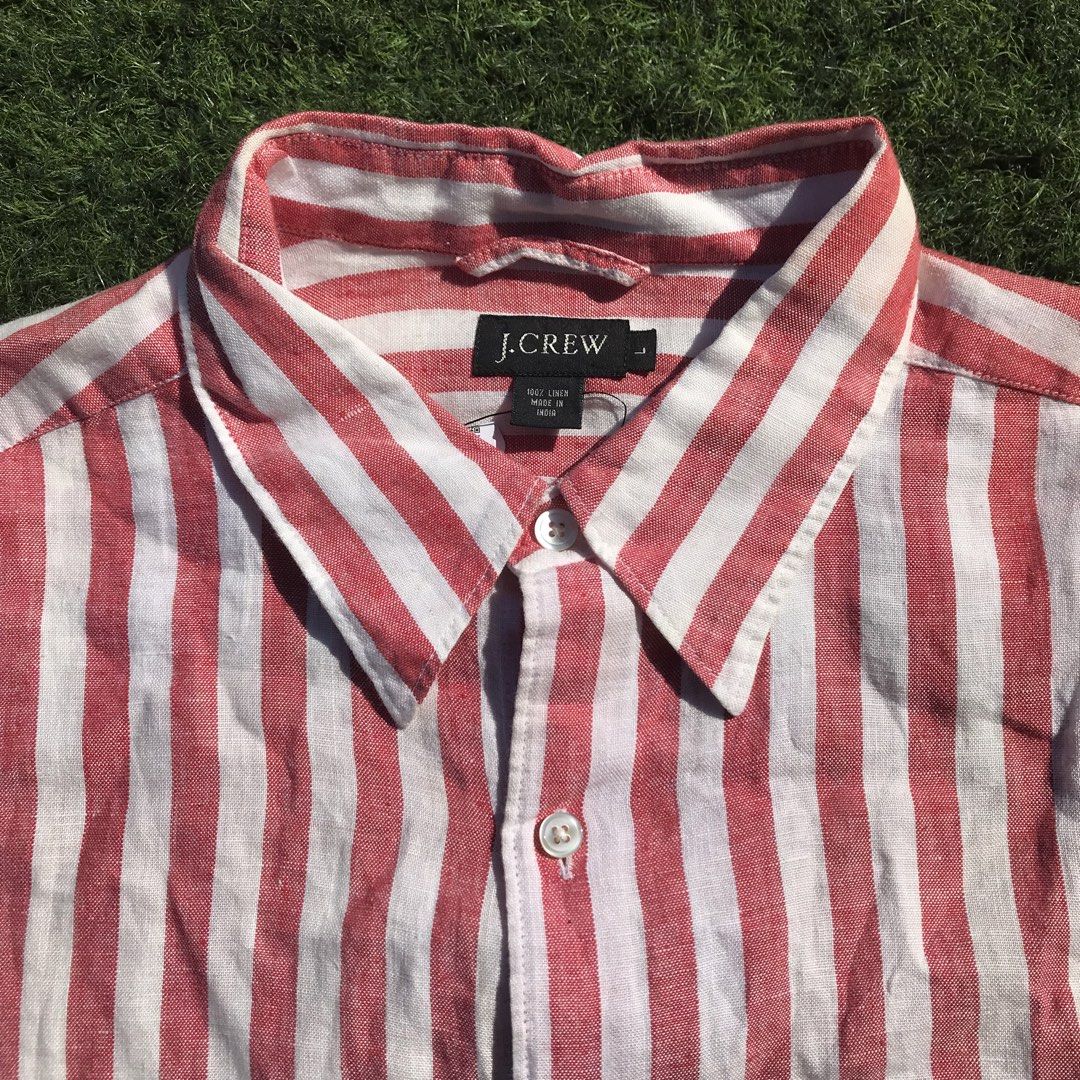 Vintage Jcrew ivy league Campus Red Candy Stripes madrass shirt dandy sartorial style Candy red pink vega kingpin Stripes Shirt louie Louie Workers shirt Short Sleeves Tailored Shirt Secret wash shirting Sewn For jcrew stretch 100 % Cotton (Kategori: Atasan) berada di Surabaya. Dikirim oleh the_royalblue (ID iklan 1450061813, Gambar 1). Deskripsi: Vintage Jcrew ivy league Campus Red Candy Stripes madrass shirt dandy sartorial style Candy red pink