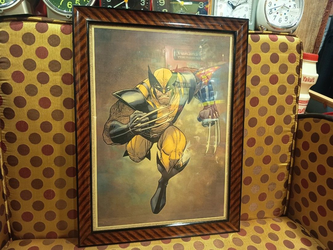 Vintage Retro Wolverine Framed Artwork Poster (Category: Art & Prints) located in Makati City. Submitted by taditzantiqueandvintagestore (Listing ID 1450040675, Image 2). Description: Vintage Retro Wolverine Framed Artwork Poster • Wooden & Glass Frame • 19" inches by 14" inches • Great Addition to your ManCave or GameRoom 880.00 pesos only Text or Call : ZeroNine22Five33TwoThree45.. Makati Area :.