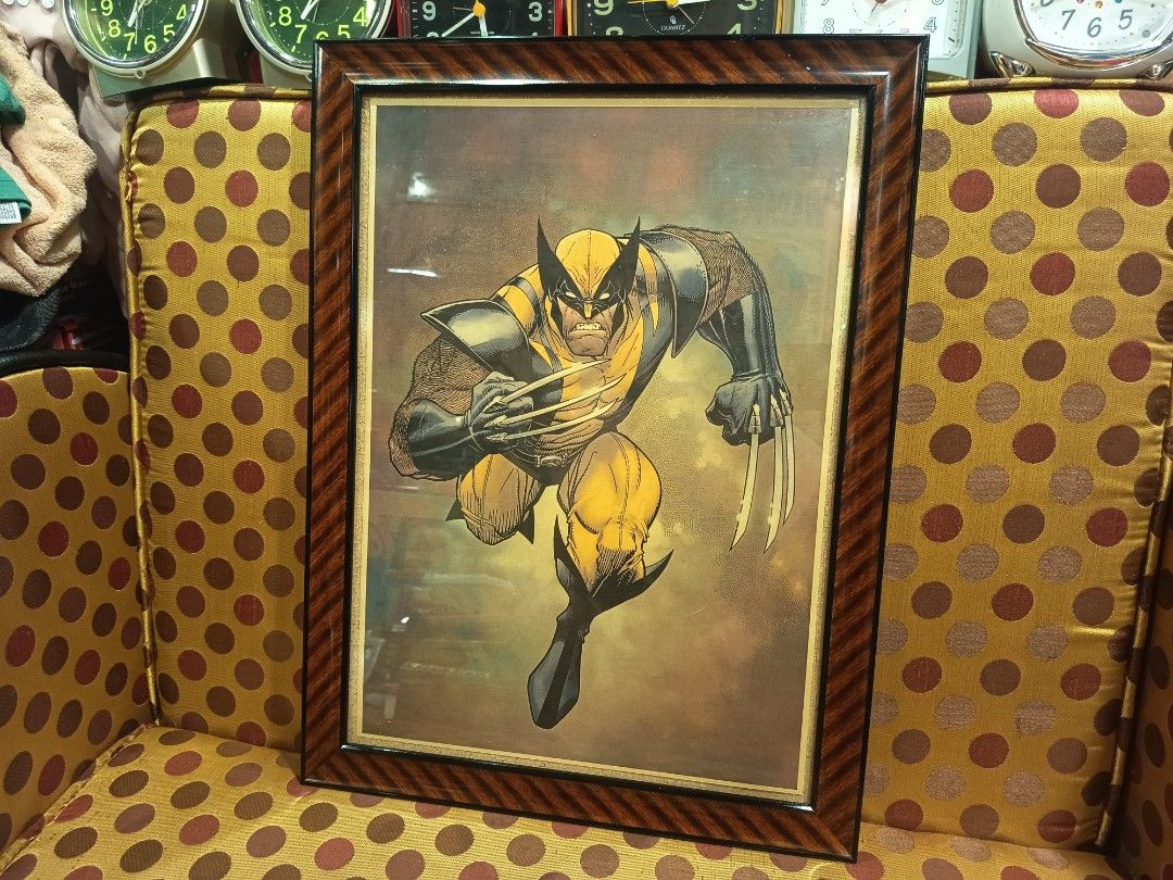 Vintage Retro Wolverine Framed Artwork Poster (Category: Art & Prints) located in Makati City. Submitted by taditzantiqueandvintagestore (Listing ID 1450040675, Image 3). Description: Vintage Retro Wolverine Framed Artwork Poster • Wooden & Glass Frame • 19" inches by 14" inches • Great Addition to your ManCave or GameRoom 880.00 pesos only Text or Call : ZeroNine22Five33TwoThree45.. Makati Area :.