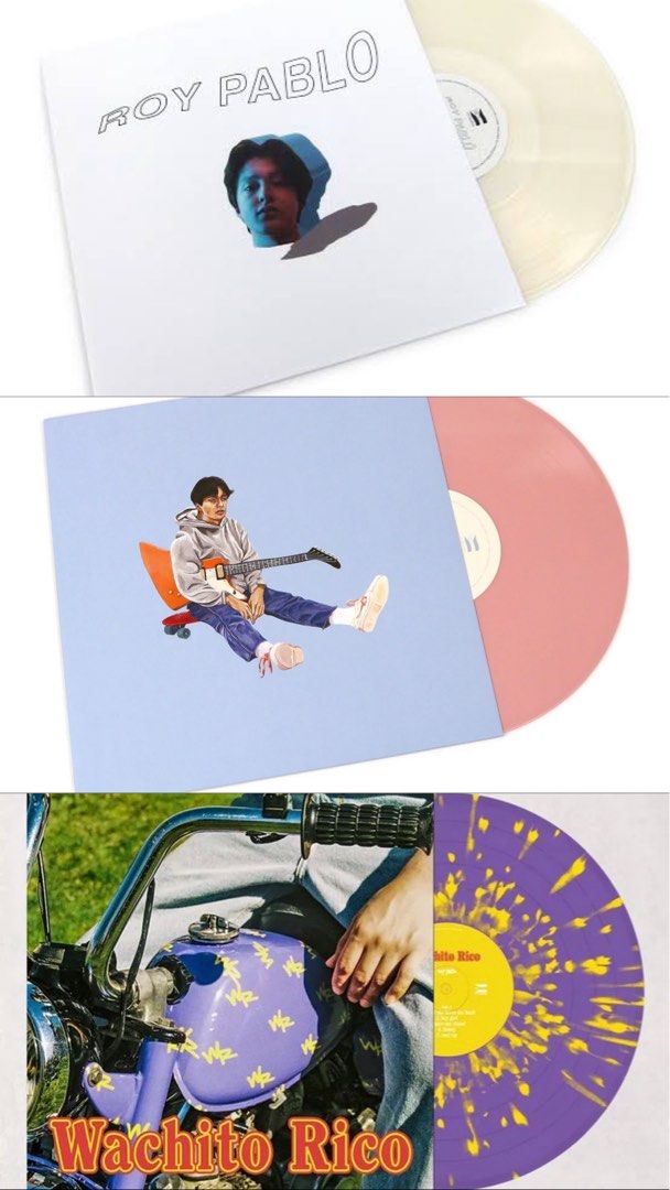 Vinyl Records for sale (Category: Vinyls) located in Quezon City. Submitted by simp4harry (Listing ID 1449995597, Image 3). Description: Downsizing my collection 🥲 - Various: Crazy Rich Asians OST (Gold vinyl) [SOLD] - Billie Eilish: WWAFAWDWG (Orange vinyl) [SOLD] - boy pablo set (Roy Pablo, Soy Pablo, Wachito Rico; all colored) [SOLD] - Bruno Mars: XXIVK Magic (Gold vinyl) ₱2,300 - Conan Gray: Kid Krow (Smokey Red vinyl) [SOLD] - Kacey Musgrav