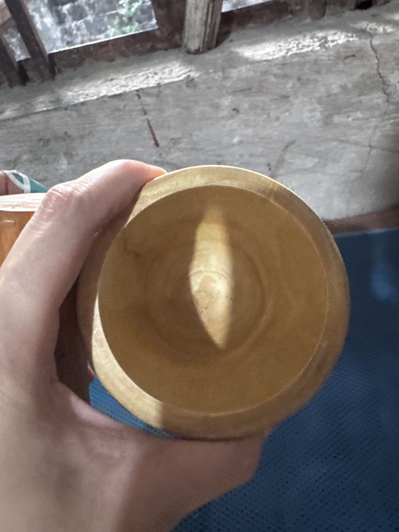 Wooden Mortar and Pestle Set (Category: Other Kitchenware & Tableware) located in Cainta. Submitted by casaesguerra (Listing ID 1450036281, Image 2). Description: - Solid wood construction for durability. - Ideal for grinding spices, herbs, and other ingredients. - Features a beautiful, natural wood grain. - Pestle fits snugly for efficient grinding. - Easy to clean and store. - A timeless and essential kitchen tool..