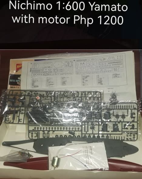 Yamato Scale Model for Sale (Category: Gundam & Model Kits) located in Los Banos. Submitted by princessbotique (Listing ID 1450006886, Image 3). Description: Yamato Scale Model for Sale See pix for price and details Pm for inquiries and more photos First come First Serve Please add shipping fee From Los Banos Laguna Meetups per arrangement MOP GCash first to pay basis No reservations No COD No checkout PM MY PAGE if interested pls send pix of ite