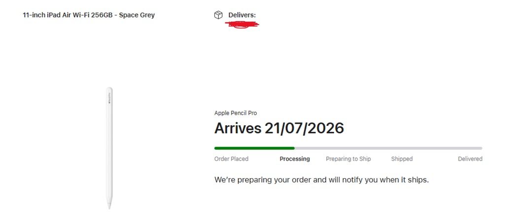 100% Authentic Apple Pencil Pro511728901769799680
