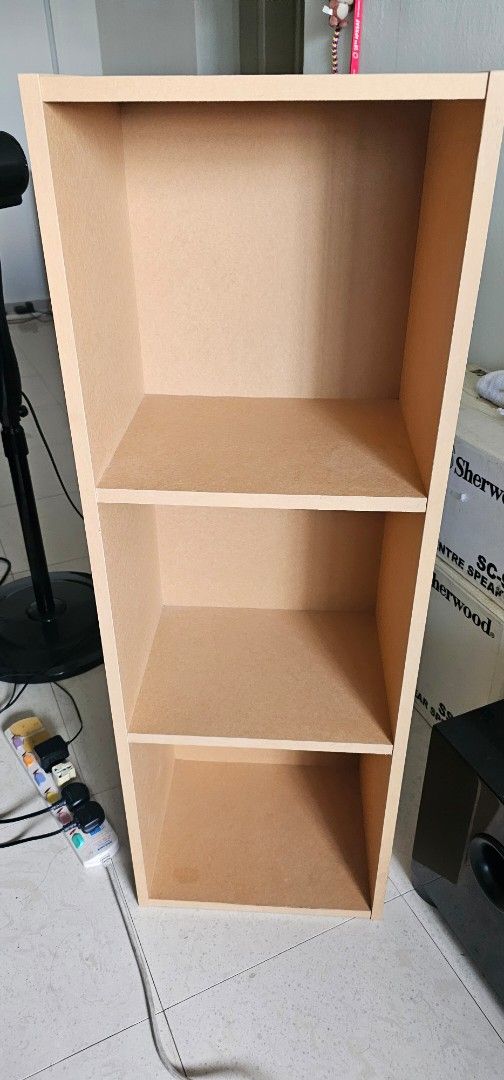 3-Tier Wooden Storage Shelf Unit