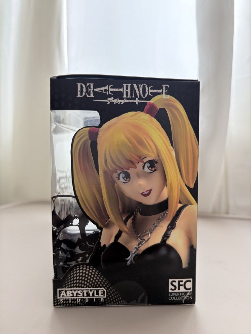 ABYstyle Studio DEATH NOTE Misa Figurine (Category: Figurines & Statues) located in Davao. Submitted by ninialsalman (Listing ID 1450145294, Image 2). Description: Never opened Nego! Also open to swapping for Maomao or Jinshi + Maomao figures. Rfs: decluttering .