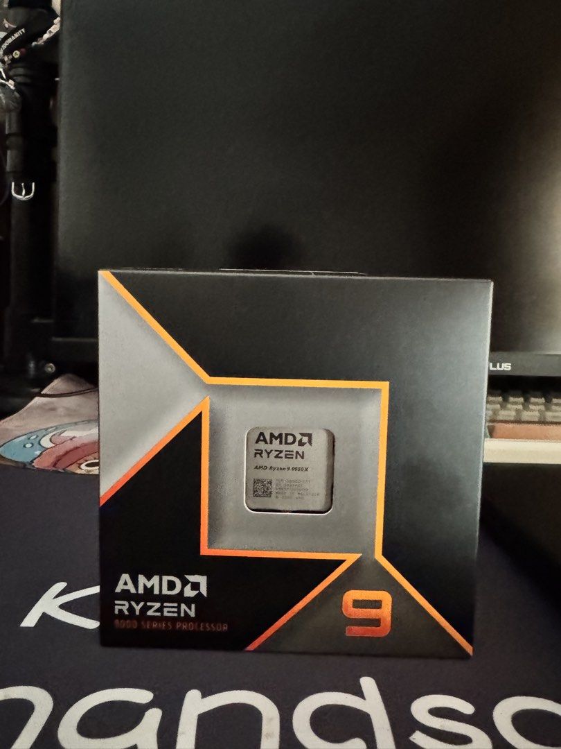 AMD Ryzen 9 9950X Processor (Category: Computer Parts) located in Subic. Submitted by mahalkho (Listing ID 1450228680, Image 1). Description: - AMD Ryzen 9 9950X Processor - High-performance for gaming and demanding applications - Ready for your new PC build - Message for inquiries Brand New po ito Date Purchased December 2025 Reason for Selling: Double Order Complete and Sealed With Receipt 30,000 Pesos Message nalang🙏🏻.