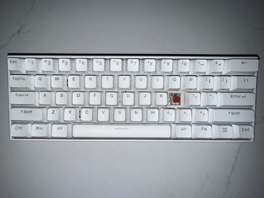 Anne Pro 2 White Mechanical Keyboard