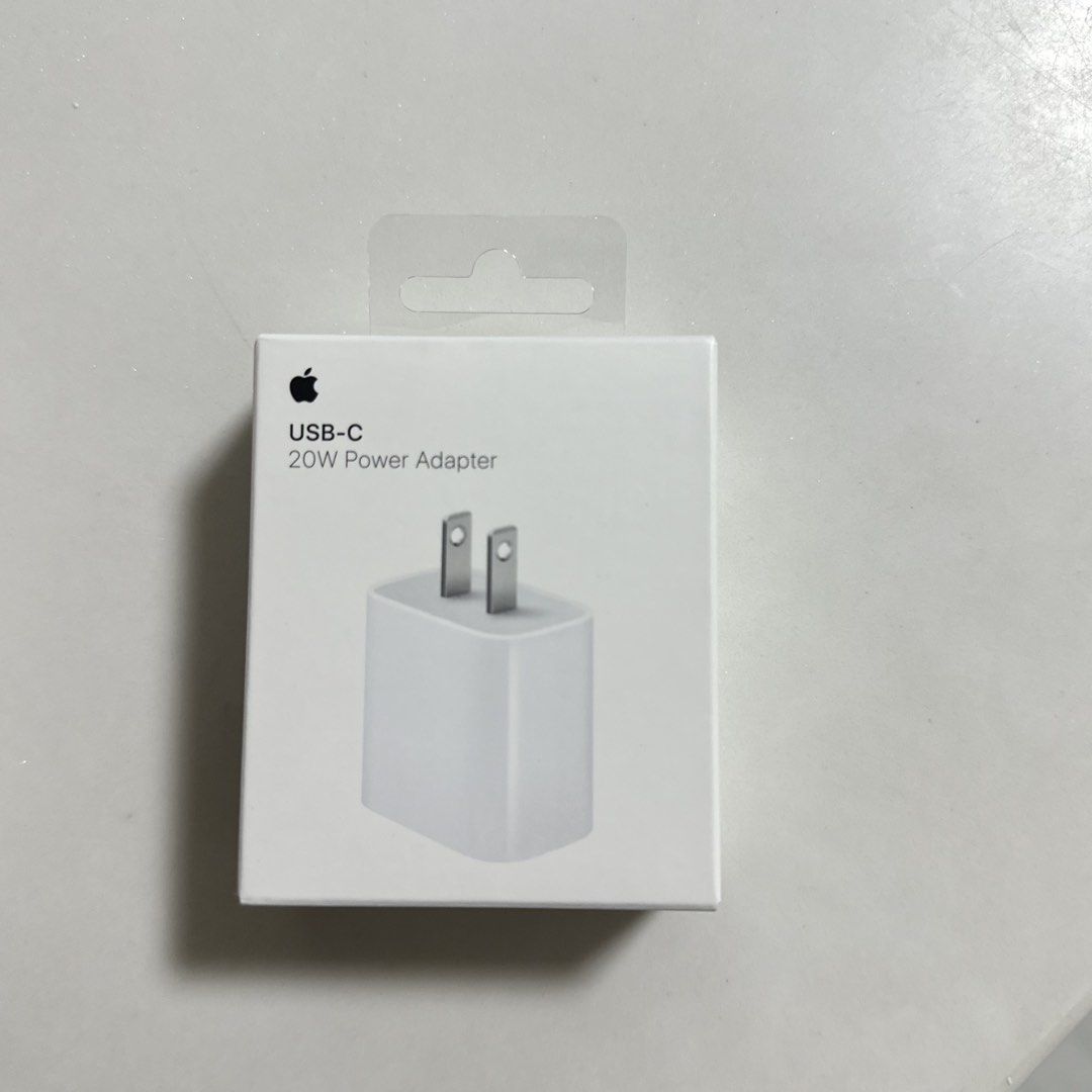 Apple 20W USB-C Power Adapter (Category: Chargers & Cables) located in Manila. Submitted by shopperaccoo (Listing ID 1450242694, Image 1). Description: Original Apple 20W USB-C Power Adapter. Bnew. Opened box only but never used.