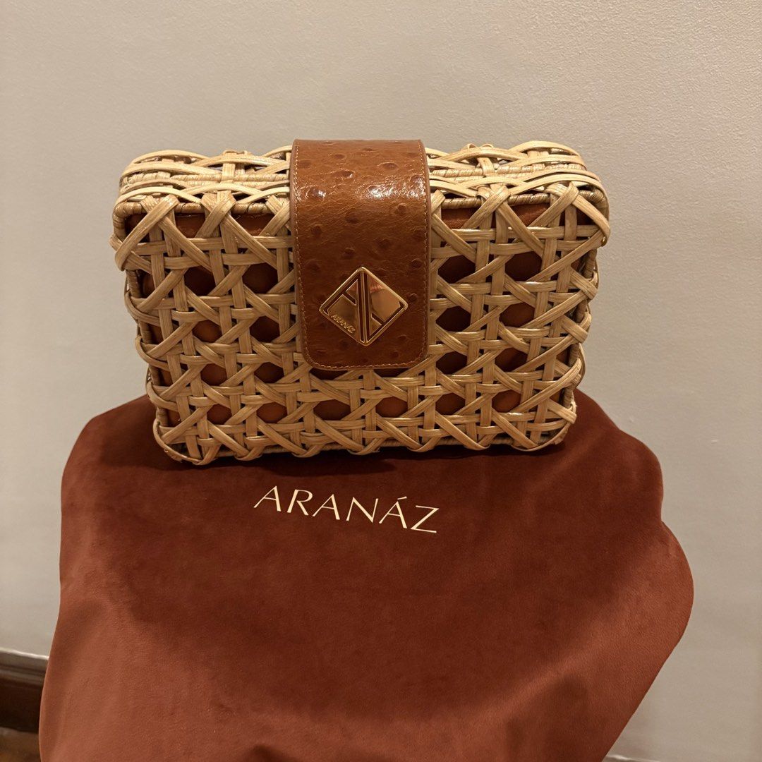 ARANAZ - Charlie Bag Large (Category: Shoulder Bags) located in Paranaque City. Submitted by declutter_76 (Listing ID 1450271615, Image 1). Description: - Comes with gold chain strap & dust bag - Used once - Minor defect: One gold button/stud is missing, but is repairable at any Aranaz store - Slightly negotiable .