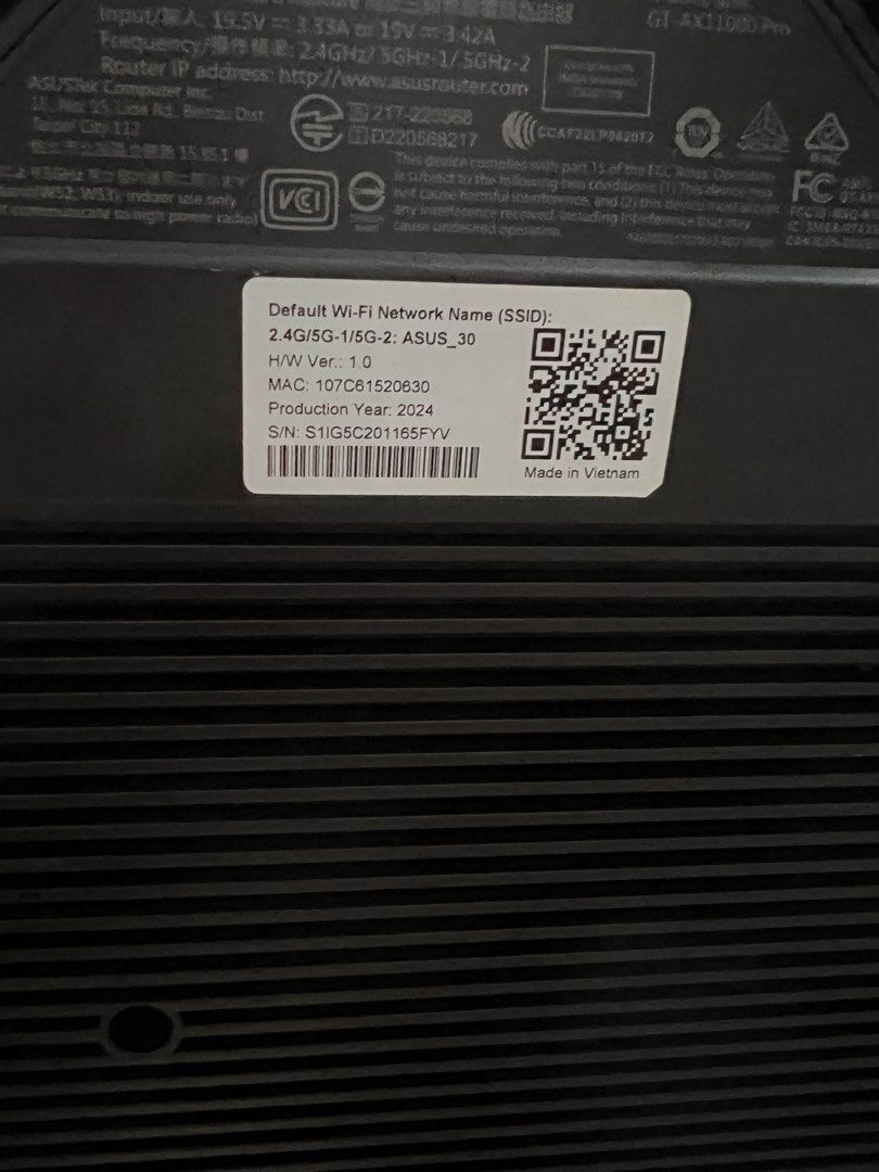 ASUS ROG GT-AX11000 PRO Router511581030984591362