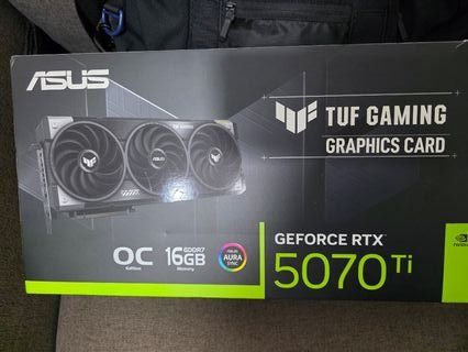 [Local Set] ASUS TUF Gaming OC GeForce RTX 5070 Ti 16GB Graphics Card