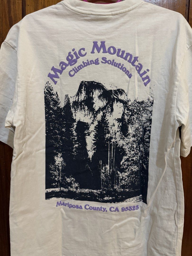 Authentic H&M Magic Mountains White Shirt (Category: Tshirts & Polo Shirts ) located in Santa Rosa. Submitted by prelovedbyhellah (Listing ID 1450294073, Image 3). Description: not overrun :) 19 L / 13 W.