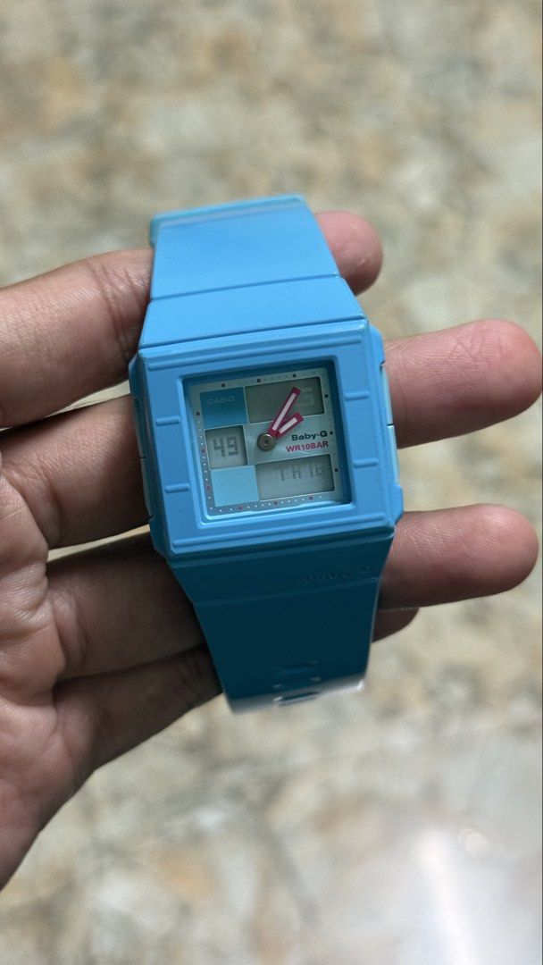 Baby G Bga200 Biru Like New 🩵🩵 (Category: Watches) located in Kota Bharu. Submitted by wataru_hanabi (Listing ID 1450247906, Image 1). Description: baby g bga200 biru condition like new mcm dlm gmbr RM288 sahaja 🩵🩵 dpt jam dgn box koko sahaja hrga nett .. rse mahal abaikan dh murah sngt 🫶🏻🫶🏻 area kota bharu kelantan , sebarang pertanyaan boleh dm ig : Mr_Wataru tiktok : Hanabi Preloved Item pages facebook : Hanabi Preloved Item.