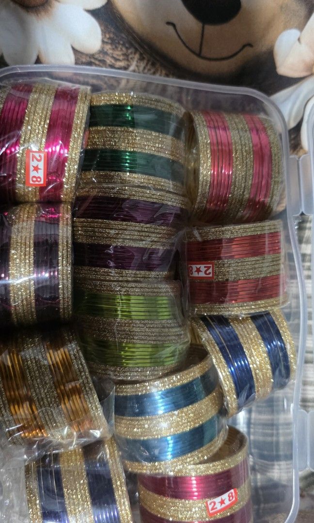 BANGLES 2.8 (Category: Body Jewelry) located in Singapore. Submitted by cinderella88 (Listing ID 1450141900, Image 2). Description: - Asst colour bangles -size 2.8 -per set $4 -if buy 3 sets for $10.