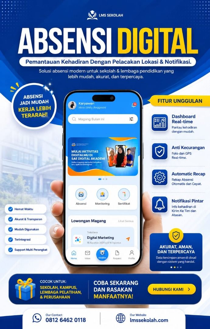 Berbakat, WA 0812 6462 0118, Jasa Pembuatan Platfrom Digital di Medan, LMS Sekolah (Kategori: Others) berada di Medan. Dikirim oleh jasapembuatancustom (ID iklan 1450147810, Gambar 2). Deskripsi: Deskripsi LMS Sekolah https://s.id/adminlmssekolah Jasa Pembuatan LMS Sekolah di Medan, Jasa Pembuatan Website Sekolah di Medan, Jasa Perbuatan Website Perusahaan di Medan, Jasa Pembuatan Sistem Akademik Sekolah di Medan, Jasa Pembuatan Website Profesion
