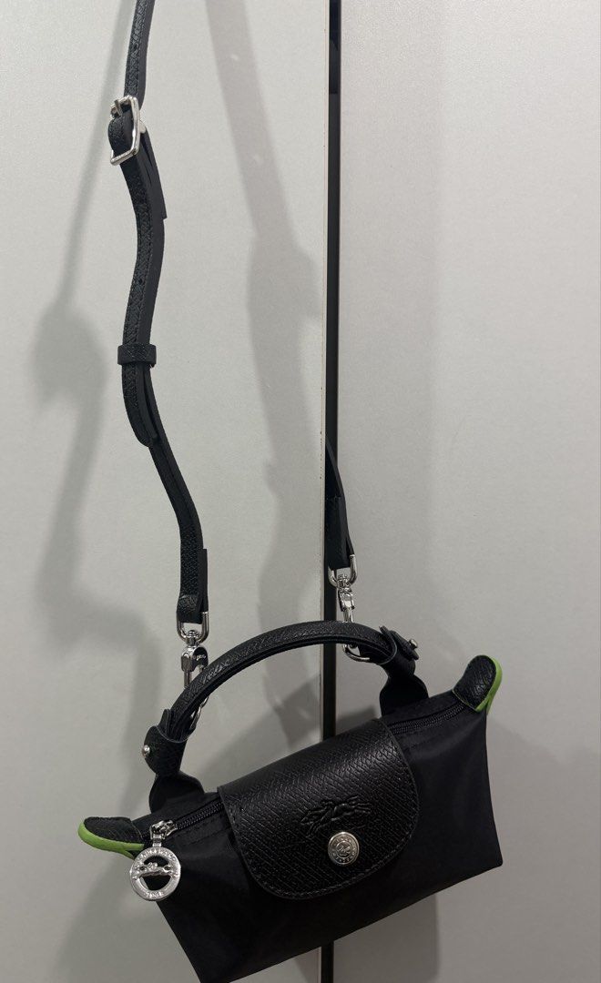 Black and Green ears Longchamp Le Pliage Mini (Category: Luxury Bags & Wallets) located in Manila. Submitted by _girlfinds (Listing ID 1450252674, Image 3). Description: .