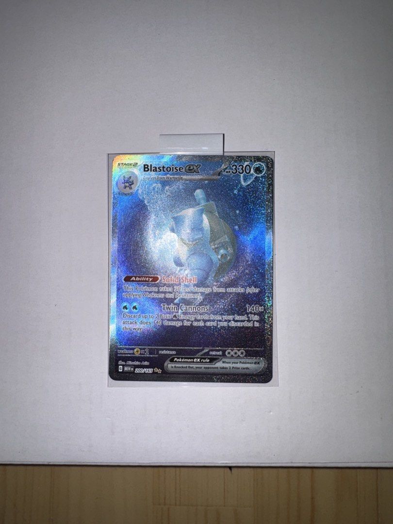 Blastoise EX 200/165 (Category: Action & Battle Toys) located in Manila. Submitted by patrikadat14912 (Listing ID 1450143969, Image 2). Description: .