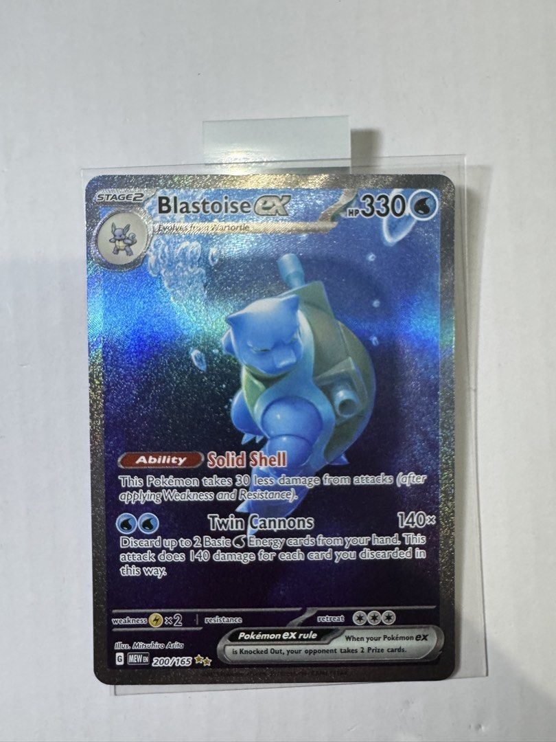 Blastoise EX 200/165 (Category: Action & Battle Toys) located in Manila. Submitted by patrikadat14912 (Listing ID 1450143969, Image 3). Description: .