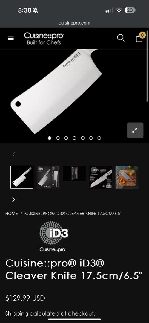 BNIB Kitchen Knives Cleavers Bacarrat512123356725258245