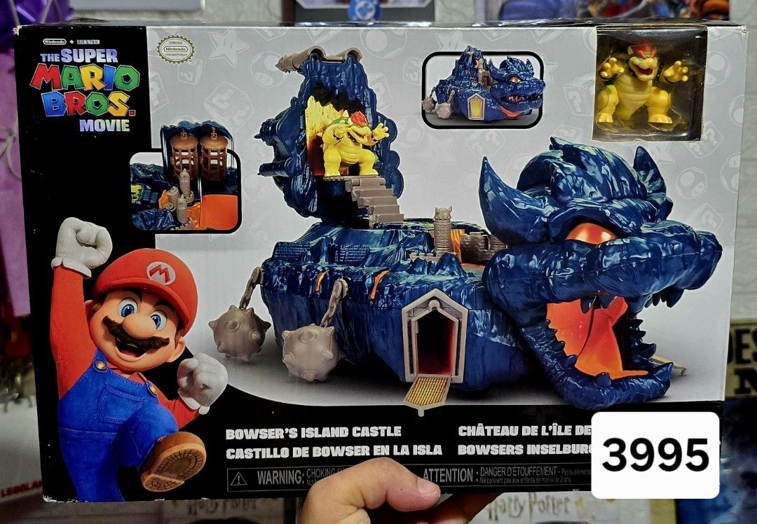 BOWSER ISLAND CASTLE 🔥 (Category: Nintendo) located in Pasay City. Submitted by monjentoysandcollectibles (Listing ID 1450317716, Image 1). Description: The SUPER MARIO BROS MOVIE 🔴🟢🟡 Bowser' Island Castle 🔥 SEALED MISB ✅️ Price: 3995 | MOP: GCash 💵 | PASAY/GH Pickup Shipping Lalamove Grab | LBC 🔴.