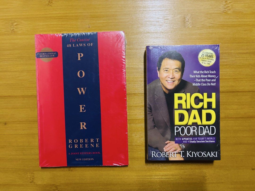 [BRAND NEW & SEALED] Self-Help Books (Category: Storybooks) located in Manila. Submitted by juliuspmar73632 (Listing ID 1450284492, Image 2). Description: ‼️PLEASE READ‼️ Brand new, sealed books below market price: • Atomic Habits • Ikigai • The 48 Laws of Power (Concise Version) • Rich Dad Poor Dad Also available: • Ego is the Enemy • The Alchemist • The Let Them Theory • The Psychology of Money • The Subtle Art of of Not Giving a F*ck • Every T