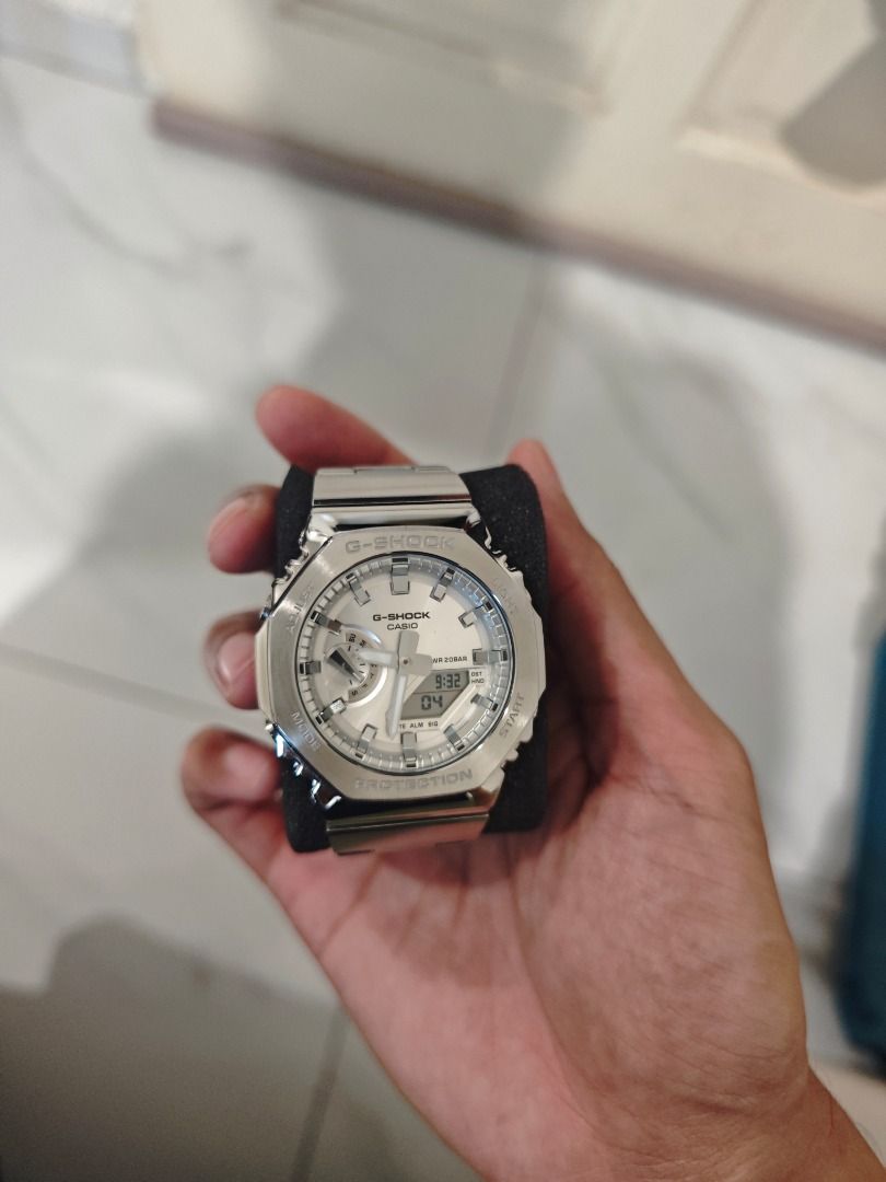 Casio G-Shock GA-2100 Stainless Steel Watch (Category: Watches) located in Kuala Lumpur. Submitted by farhan1130 (Listing ID 1450240921, Image 1). Description: - G-Shock Watch - Stainless Steel Band & Bezel - Digital & Analog Display - Water Resistant (20 Bar) - Ideal for Everyday Wear & Sports - Feel free to ask any questions!.