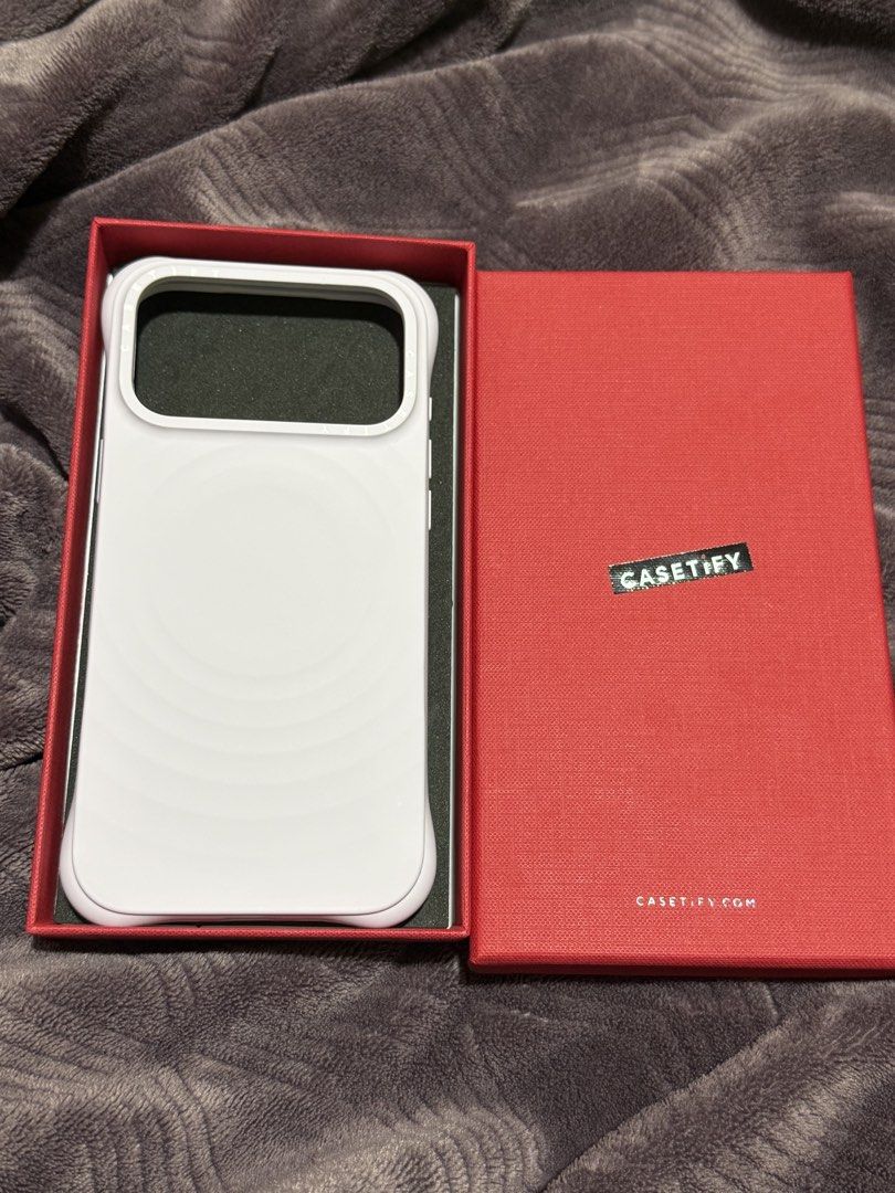 Castify Ripple Case Lavander Iphone 17 Pro Max (Category: Cases & Sleeves) located in Bamban. Submitted by luckyfortuneshop88 (Listing ID 1450192751, Image 1). Description: - Brand: Casetify - Model: Ripple Case - Color:Lavander - Condition: Excellent, like new - Packaging: Original Casetify box included - Design: Subtle ripple texture For iphone 17 Pro Max.