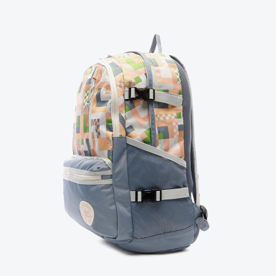 CONVERSE Straight Edge Backpack (Category: Backpacks) located in Quezon City. Submitted by elayjcloset (Listing ID 1450312074, Image 2). Description: [ORIGINAL CONVERSE] In good condition Can fit 16” inch laptop No issue and has a lot of compartment RFS: Decluttering.
