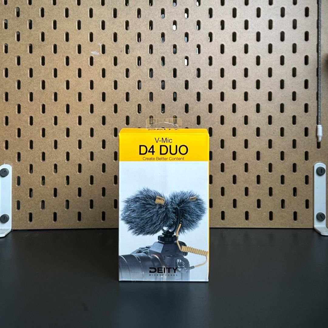 Deity V-Mic D4 DUO Microphone (Category: Microphones) located in Pasig City. Submitted by colelorenzo (Listing ID 1450165023, Image 1). Description: - Deity V-Mic D4 DUO microphone - Enhance your content quality - Comes with furry windscreen for noise reduction - Mounts directly onto your camera - Perfect for vlogging and filmmaking - SRP 5,789.