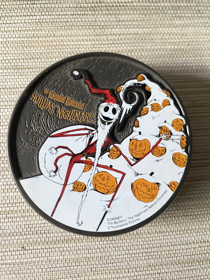 Disney Tim Burton Nightmare before Christmas Storage round box (Category: Western Merchandise) located in Davao. Submitted by shauitoys2019 (Listing ID 1450139404, Image 1). Description: Original quality BRANDED products from Japan. Preowned in mint condition Please manage your expectation as this is gently used item and doesn’t come with its original packaging nevertheless its in gOod condition. We ship via J&T and Flash MOP GCASH AND BPI BDO BA