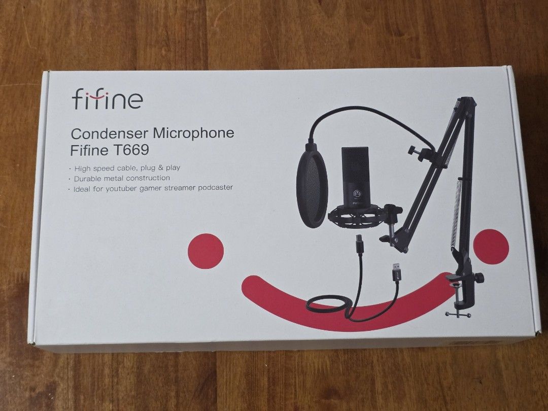 Fifine T669 Condenser Microphone USB Kit