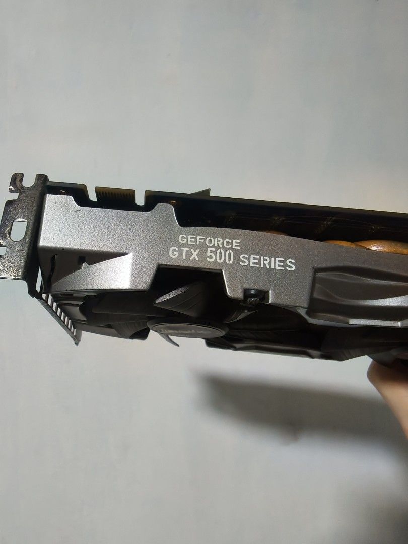 Galaxy NVIDIA GeForce GTX 560ti 1GB (Category: Computer Parts) located in Manila. Submitted by budget_cache (Listing ID 1450253612, Image 3). Description: Galaxy GTX 560 Ti – Semi-Working / For Parts or Repair Selling an NVIDIA GTX 560 Ti graphics card. The card powers on and displays video, but it is NOT fully functional. Known issues: - Powers on and outputs a display. - Shuts down or crashes during graphics driver installation. - Has visible r