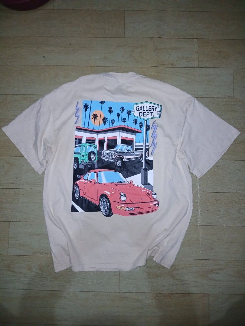 GALLERY DEPT. DRIVE THRU MENS SHIRT (Category: Tshirts & Polo Shirts ) located in General Santos City (Dadiangas). Submitted by afsph1996 (Listing ID 1450145757, Image 1). Description: GALLERY DEPT. DRIVE THRU MENS SHIRT SIZE LARGE DIMES 23W 30L EXCELLENT CONDITION ISSUE PRINT NIYA SEE LAST PHOTO.