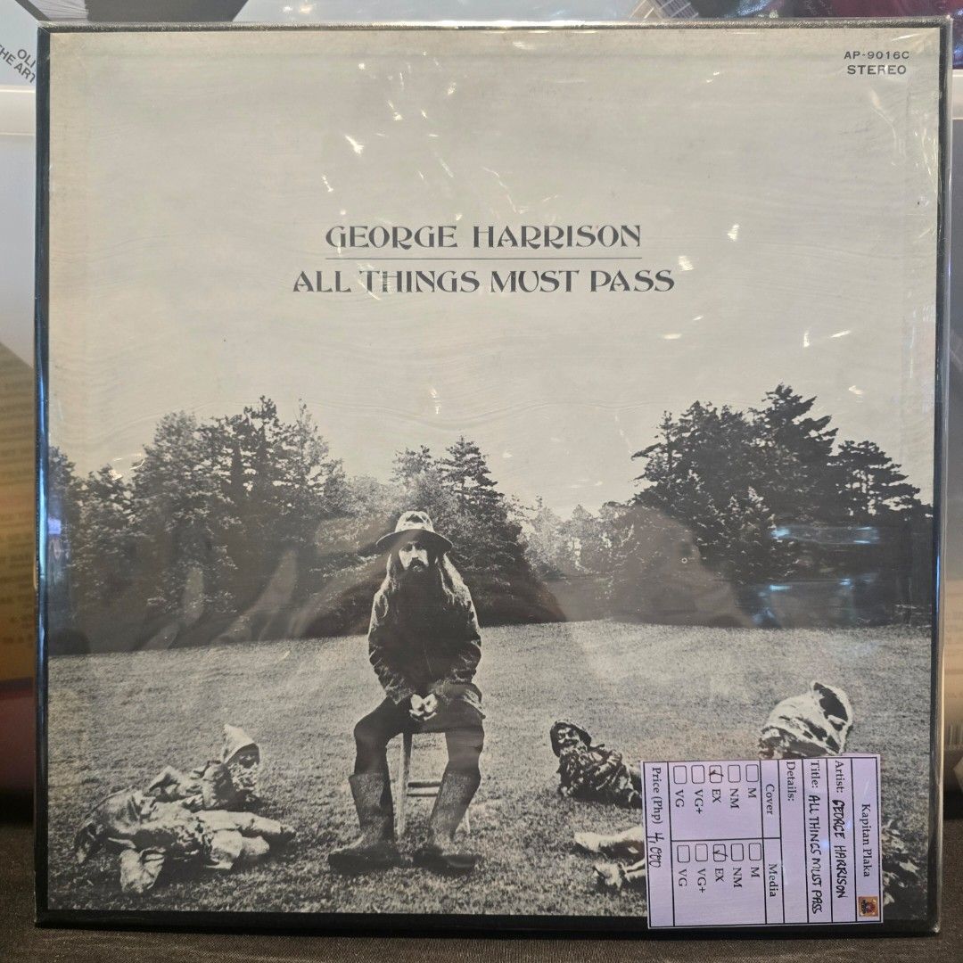 George Harrison-All Things Must Pass (boxset) (Category: Vinyls) located in Taguig. Submitted by Kapitan_Plaka (Listing ID 1450164592, Image 1). Description: Condition 3LP (boxset) Cover: Excellent Media: Excellent.