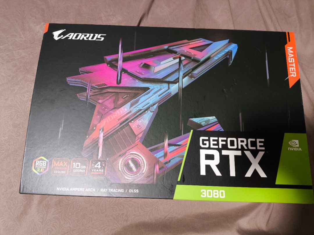 Gigabyte AORUS GeForce RTX 3080 MASTER Graphics Card512194109108408320